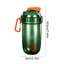 Bouteille d'eau Remise en forme de tasse à eau de sport avec doseur 650ML-132052783