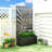 Metal Planter Box with Trellis