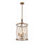 Lustre cylindrique unique à 4 lumières Advith