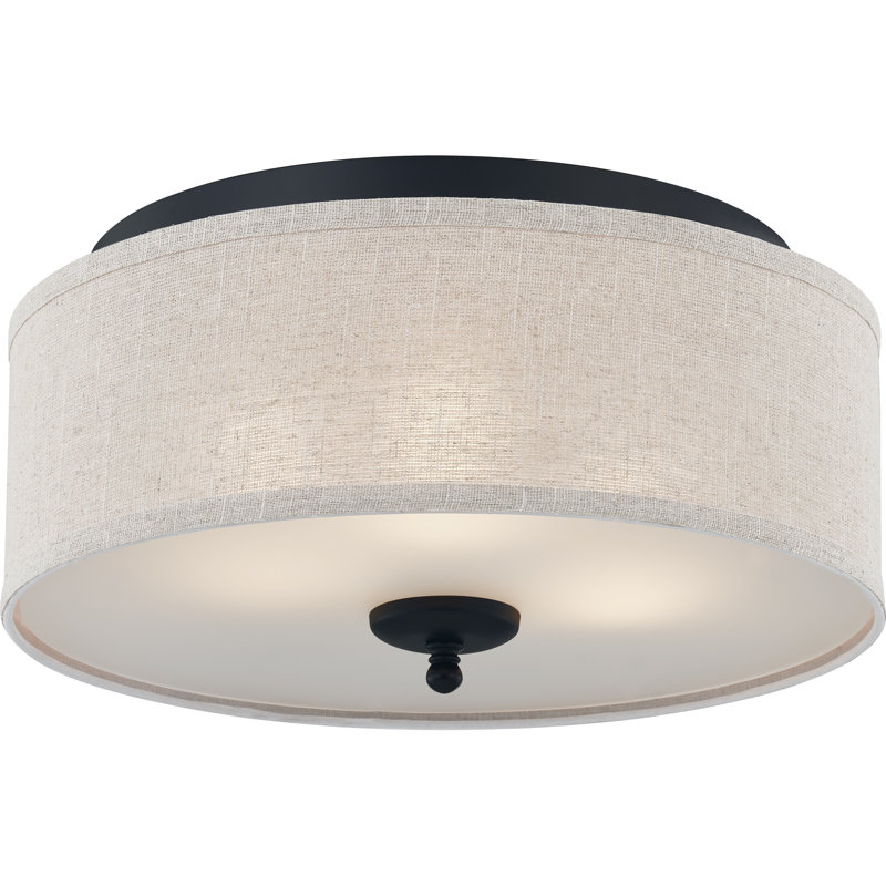 Plafonnier encastré noir mat 3 lumières Blanche, Beige