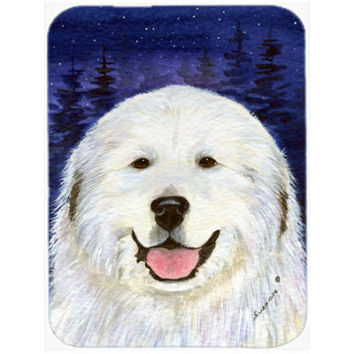 Caroline's Treasures Great Pyrenees Glass Cutting Board