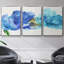 Waterscape I, ensemble de 3 toiles encadrées-97913676-106061470