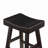 Transitional 4-Piece Pub Height Set, Table and Bar Stools Black and Brown Finish Solid Rubberwood Furniture-1135724173-1135724795-1121421562