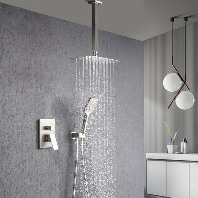 All-In-One Kit with Rough in-Valve, Brushed Nickel