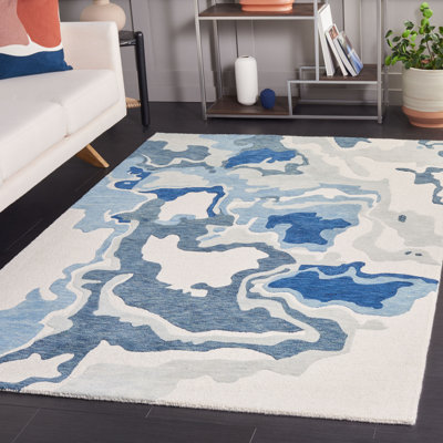 Rodeo Drive Hand Tufted Wool Abstract Rug