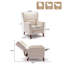 Wide Manual Wing Chair Recliner-495204941