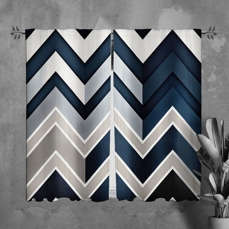 Paire de rideaux obscurcissant en polyester Sundari, L 20 po x L 61 po