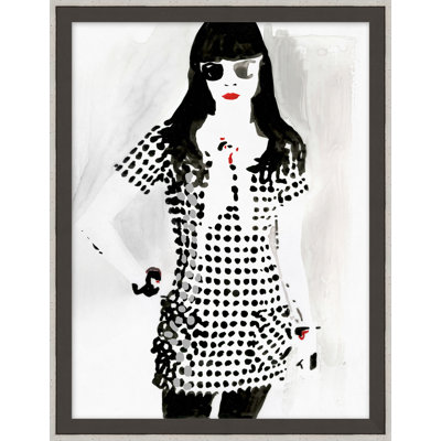 Allure 1' Framed Print on Glass