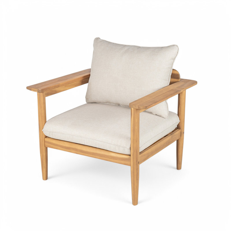 Méridienne d'extérieur en bois d'acacia