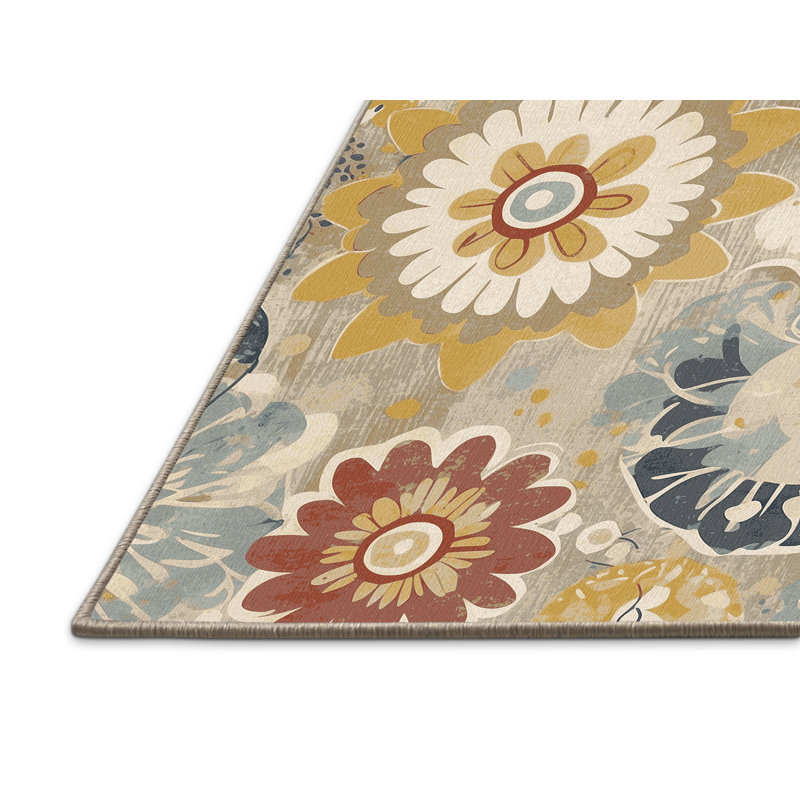 Lively Jive Rug, Square 5'