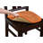 Outdoor 1.5'' Dining Chair Chair Pad-1061929528