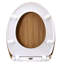 Bamboo Elongated Standard Toilet Seat