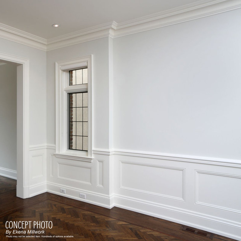 Swindon 4'' H x 94.5'' W x 0.375'' D Urethane Pierced Moulding