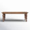Table de salle à manger rectangulaire en bois sculpté à 4 pieds Campbell