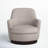 Zhang 31" Wide Swivel Armchair, Accent chair, Reading chair with small footprint-1156415191