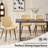 Velvet Dining Chairs Set of 4, Modern Upholstered Kitchen Chair With Metal Legs For Bedroom Living Room, Apartment-550672811-550672791