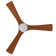52'' Smart Solid Wood Ceiling Fan With Remote, Light Kit IncludedWorks With Google Assistant And Amazon Alexa,Siri Shortcut.