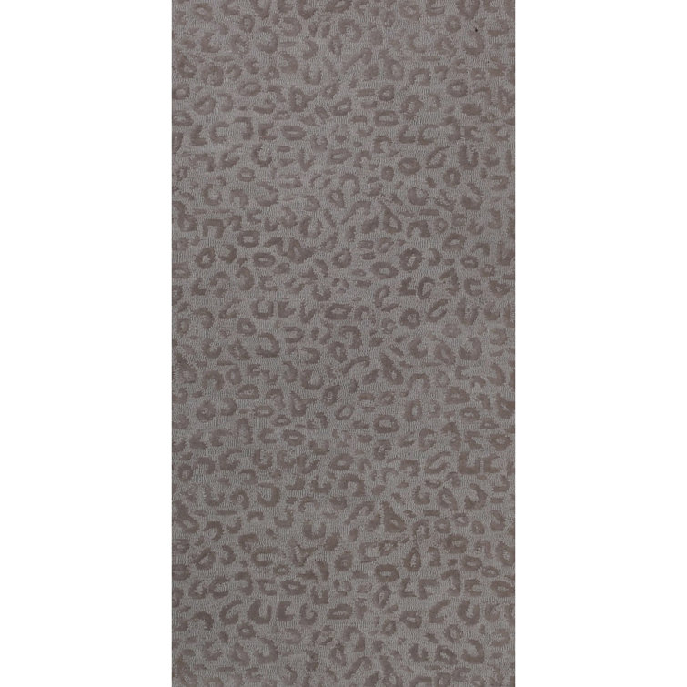 Leopardess Taupe Hand-Tufted Responsible Wool Rug