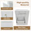 Meuble-lavabo simple l 20 po avec comptoir en céramique, tiroir et tablette latérale-597846546