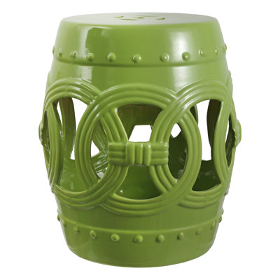 Brasstown Lucky Coins Chinese Ceramic Garden Stool
