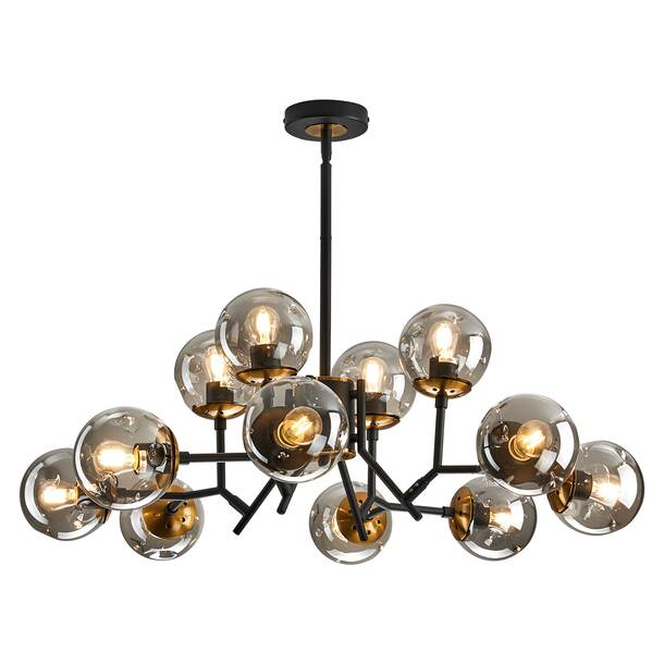 George Oliver Bauke 12 - Light Dimmable Sputnik Sphere Chandelier ...