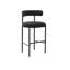 Tabouret de bar 30 po avec dossier incurvé et structure en métal-655875538-655875539