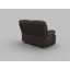 Causeuse inclinable double en similicuir Taniyha de 61 po avec ressorts ensachés de qualité supérieure et structure renforcée durable