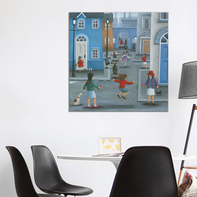 Hopscotch by Peter Adderley - Wrapped Canvas Gallery-Wrapped Canvas Giclée