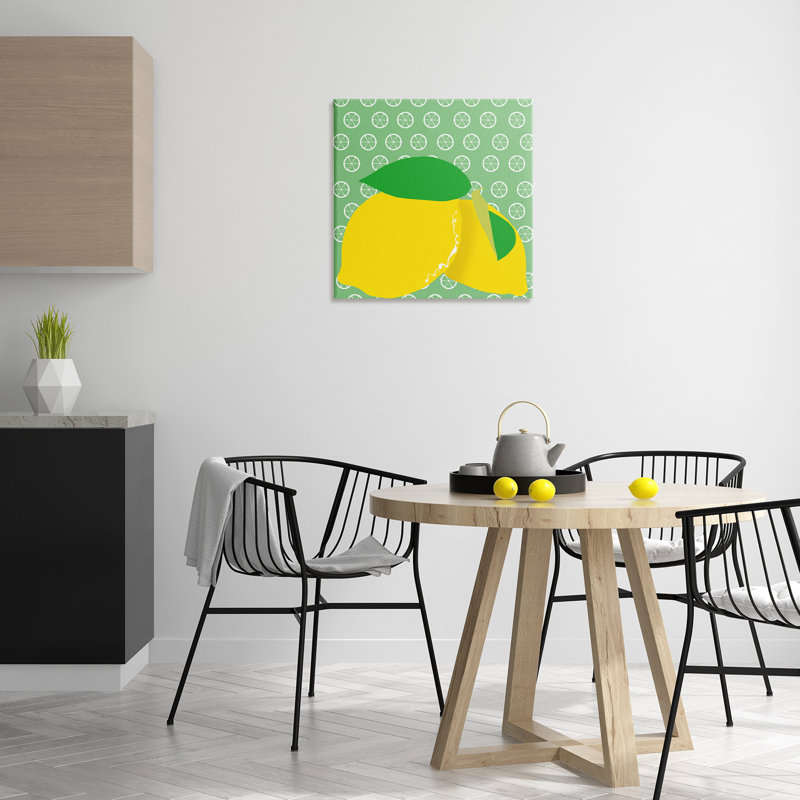  «Bright Lemon Fruit», art mural par Daniela Santiago, H 24 po x l 24 po