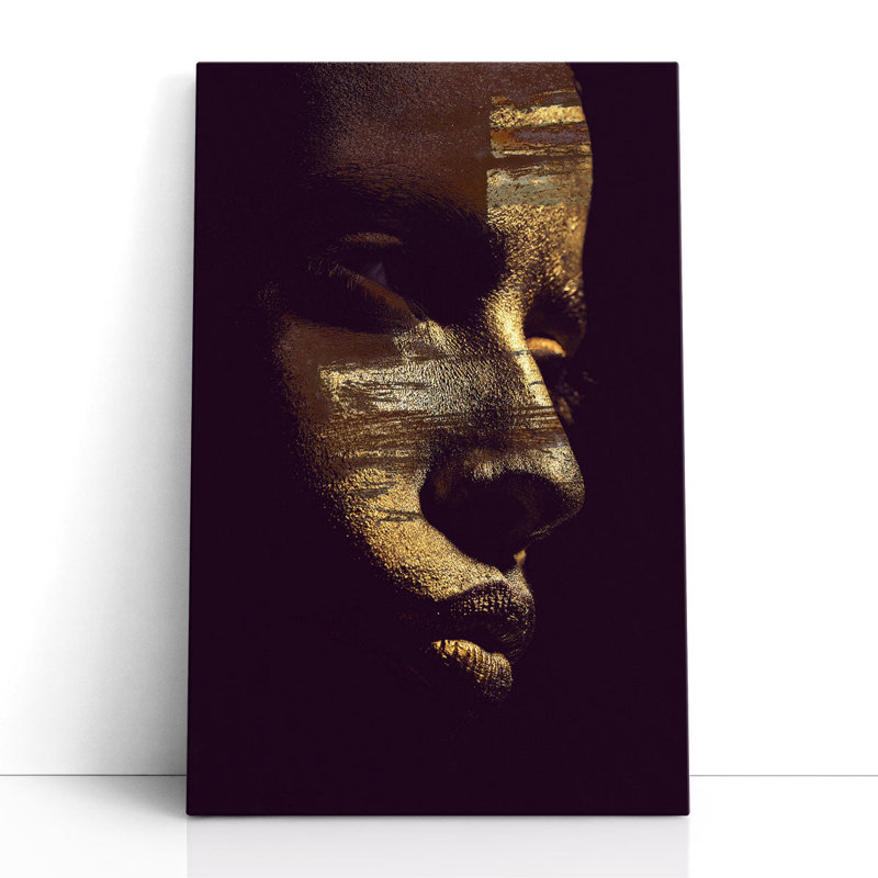 Gold Vision - reproduction d'art sur toile, H 30 po x l 20 po
