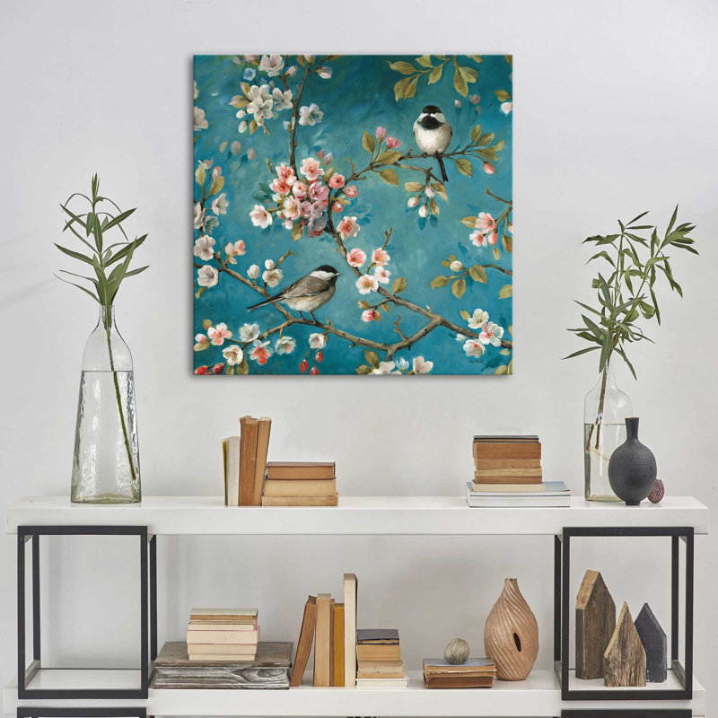 "Blossom I" par Lisa Audit, reproduction sur toile, H 30 po x l 30 po
