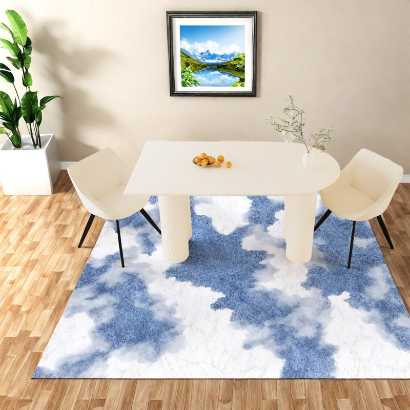 Ensemble de table de salle à manger élégant en MDF avec finition crème et chaises en métal pour la maison