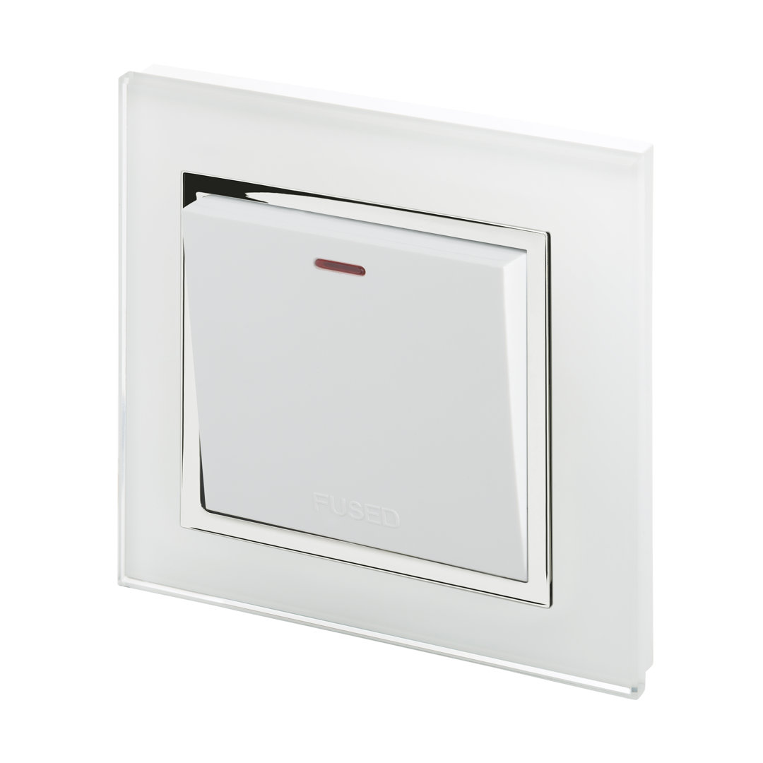 Crystal CT 13A Dp Switched Fused Spur White