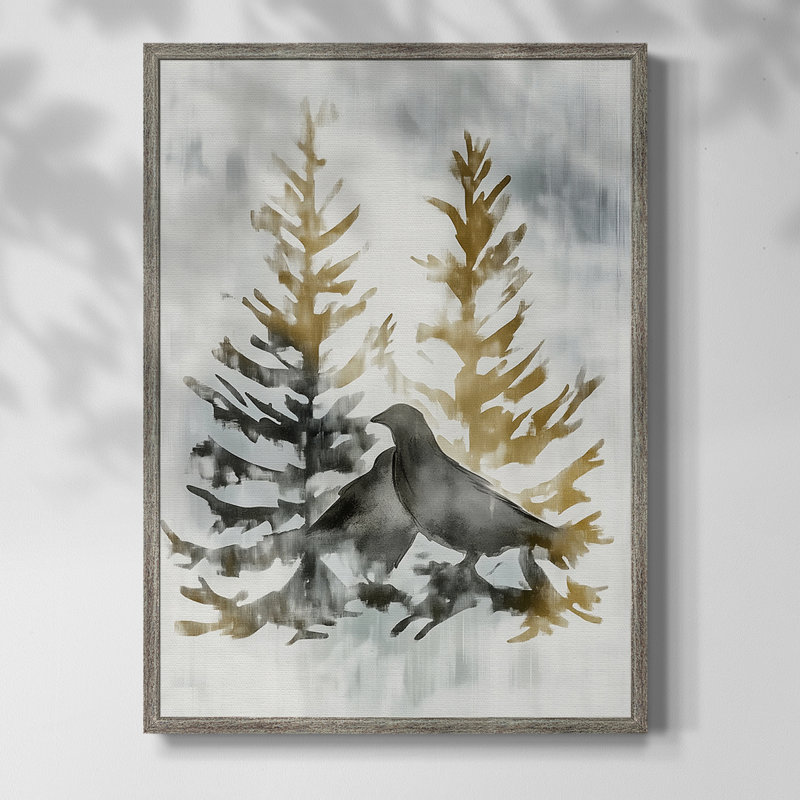 Reproduction encadrée - bois massif XMA3005426, H 30 po x l 24 po