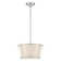 Pulito 3lt Convertible Semi-Flushmount/Pendant, Polished Nickel