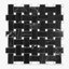 Nero Marquina 12" x 12" Marble Basketweave Mosaic Wall & Floor Tile