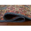 Tapis bleu en laine noué à la main de conception unique 8 pi 1 po x 9 pi 10 po New Age