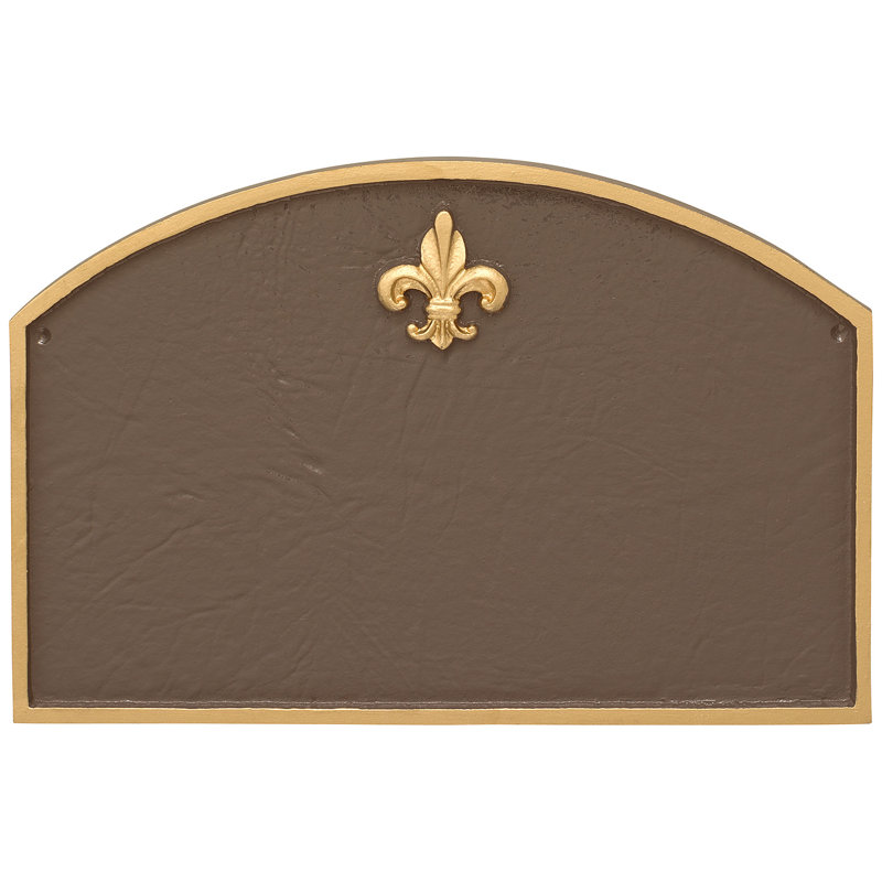 Lexington Arch Wall Plaque, Sand / Gold