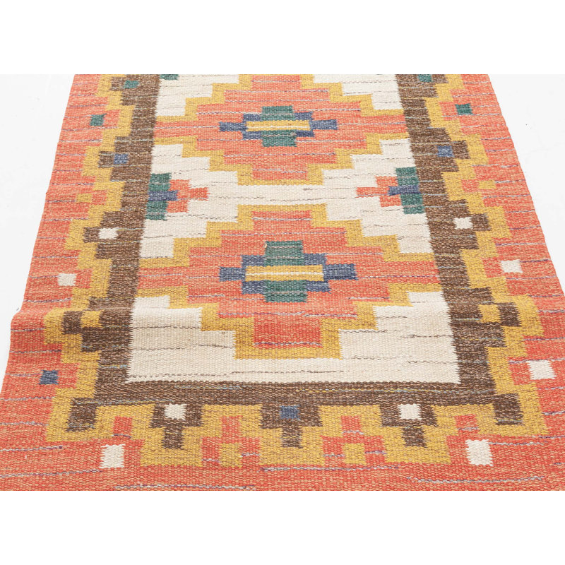 One-of-a-Kind Runner 3'2" X 7'6" Hand Knotted Area Rug