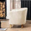 Tarbes Velvet Barrel Chair-1975111430