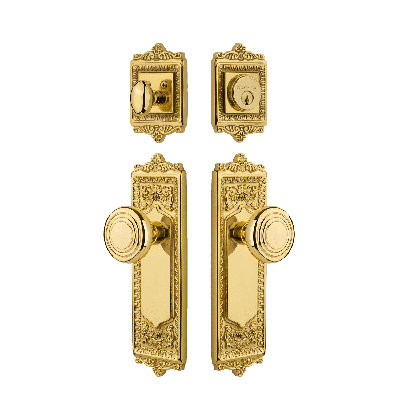 Nostalgic Warehouse Egg & Dart Entry Set with Deco Knob