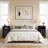 Retro End Table with Hand-Carved Door &Charging Station, Nightstand with cabinet and Shelf-1804330614