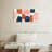 Wine Shapes And Colors Multi Piece Canvas Print-93062891