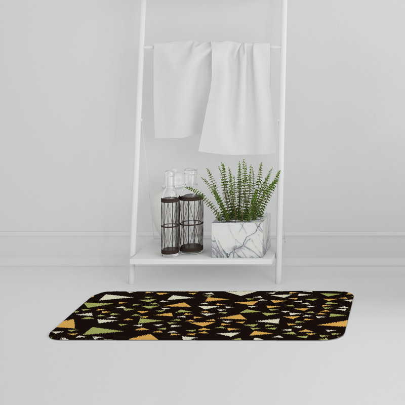 Kenney Memory Foam Non-Slip Bath Rug