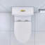 Toilette allongée une pièce - blanc