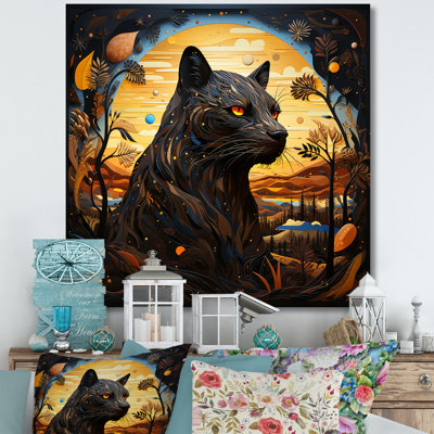 " Moonlight Majestic Black Panther I "