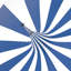 8.5' Two-Tone Canvas Pagoda Umbrella-2125149579