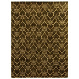 Metro Wool Ikat Area Rug in Taupe/Beige