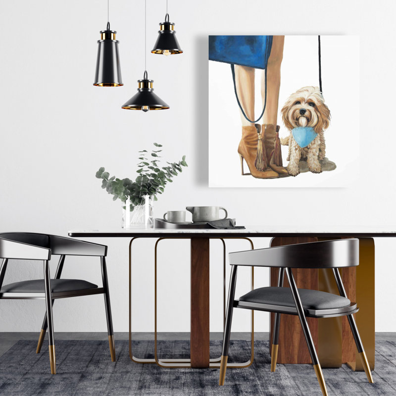 Décoration murale chambre à coucher pour chien Cavoodle