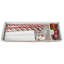 Papier de Noël à rayures H 14 po x l 41 po x p 4,5 po edlefsen